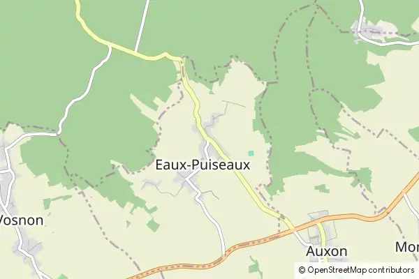 Mapa Eaux Puiseaux