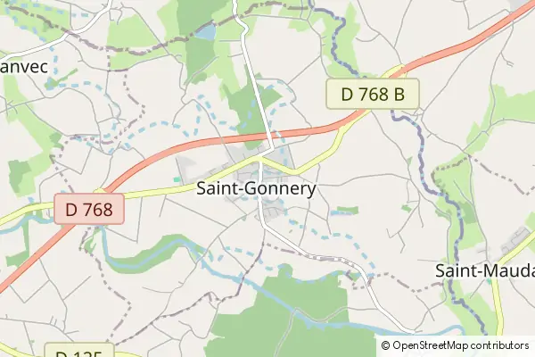 Mapa Saint-Gonnery