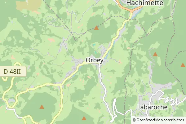 Mapa Orbey