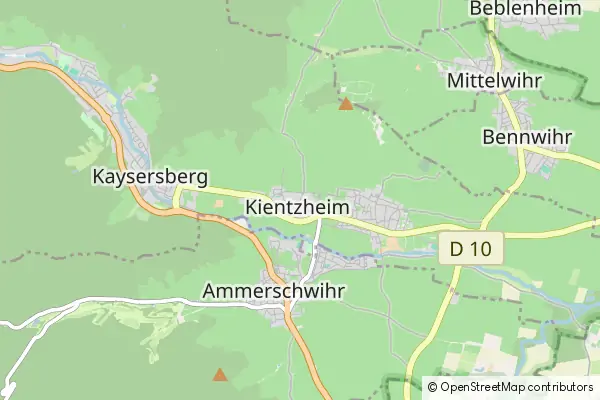 Mapa Kientzheim