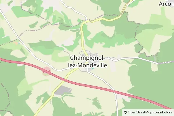 Mapa Champignol-lez-Mondeville