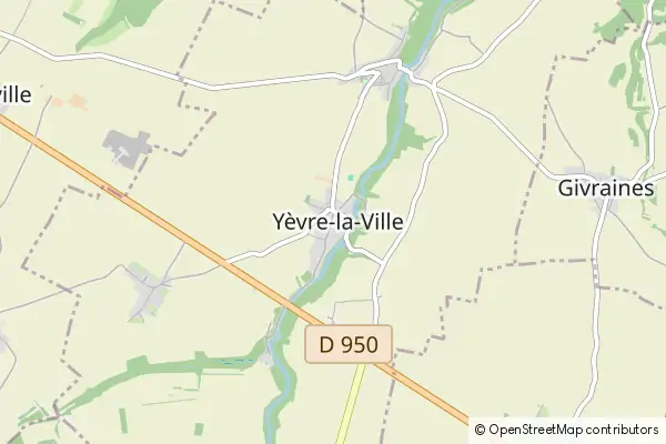 Mapa Yèvre-la-Ville