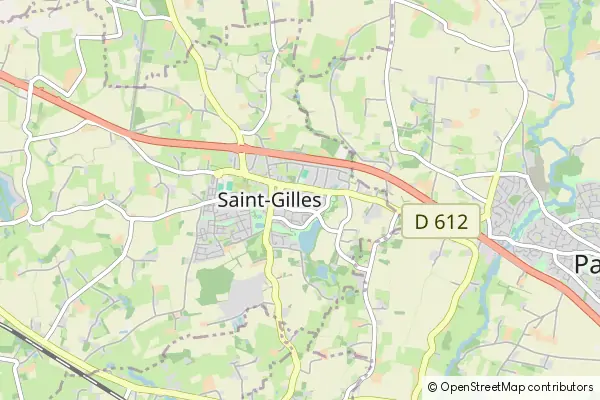 Mapa Saint-Gilles