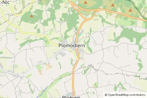 Mapa Plomodiern