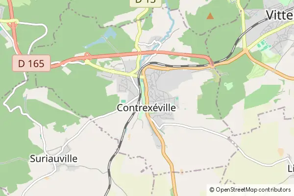 Mapa Contrexéville