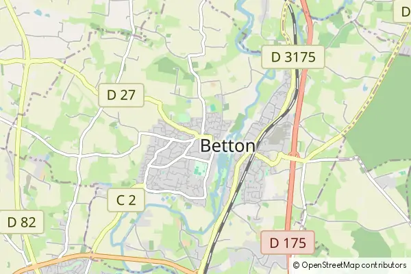 Mapa Betton