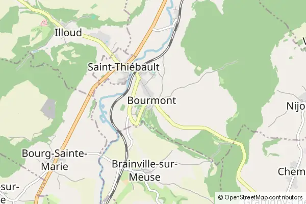 Mapa Bourmont