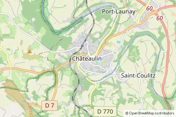 Mapa Châteaulin