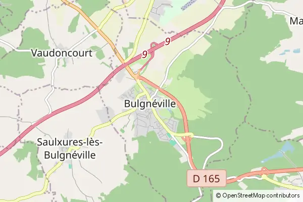 Mapa Bulgnéville