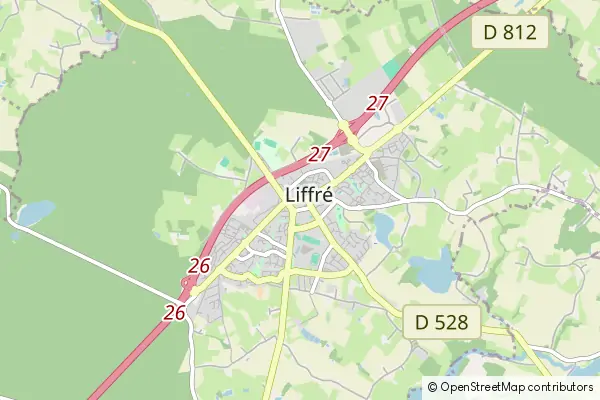 Mapa Liffré