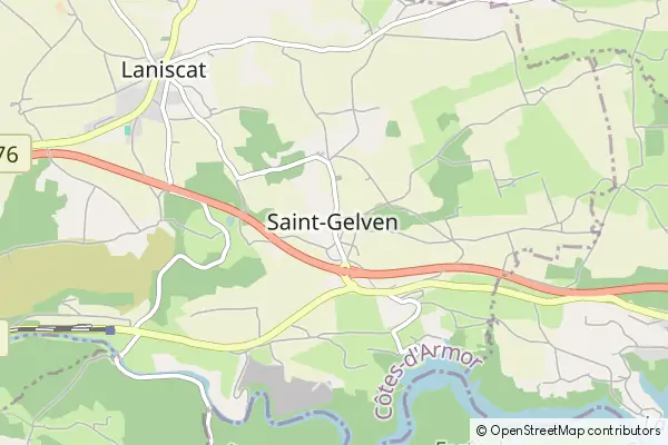 Mapa Saint-Gelven