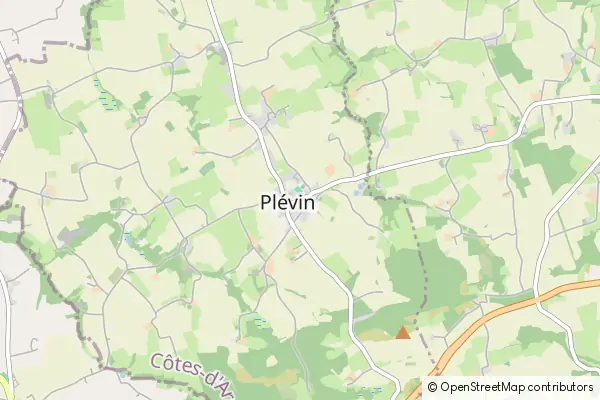 Mapa Plévin