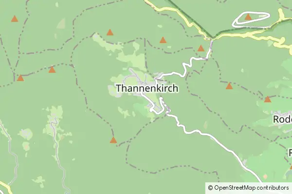 Mapa Thannenkirch