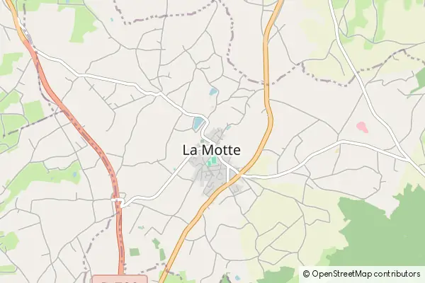 Mapa La Motte