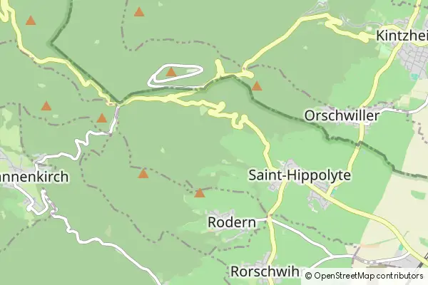 Mapa Saint-Hippolyte