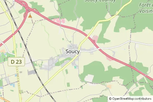 Mapa Soucy