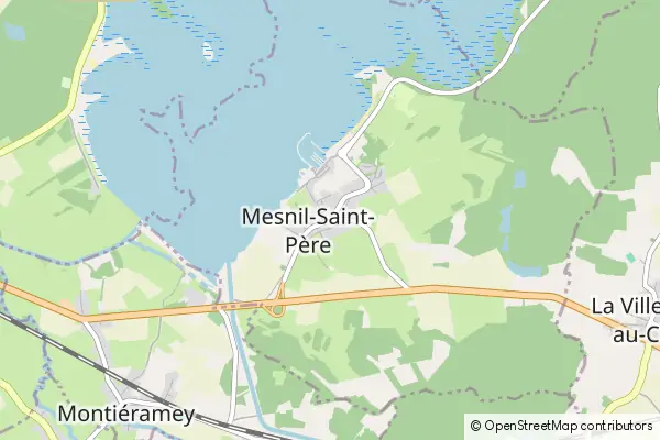 Mapa Mesnil-Saint-Père