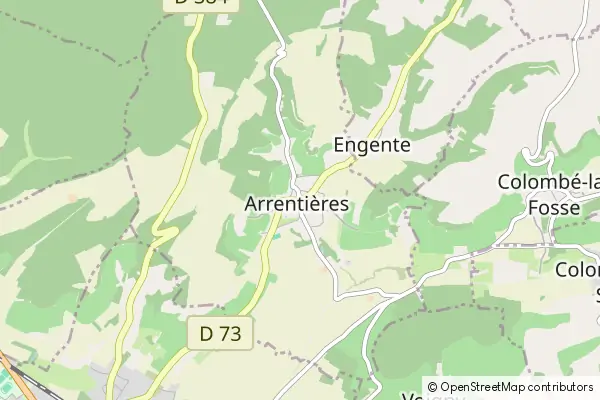 Mapa Arrentières