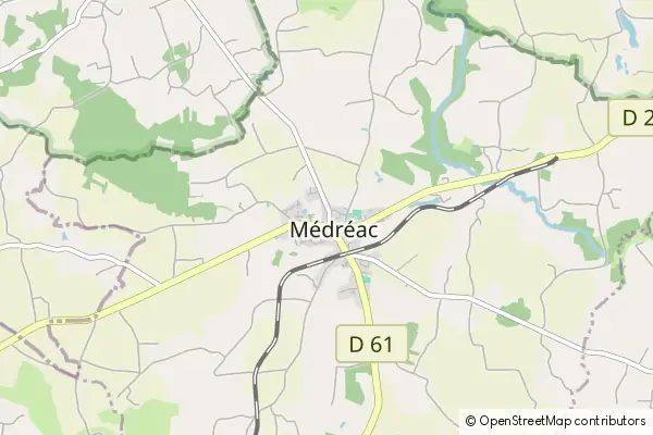 Mapa Médréac