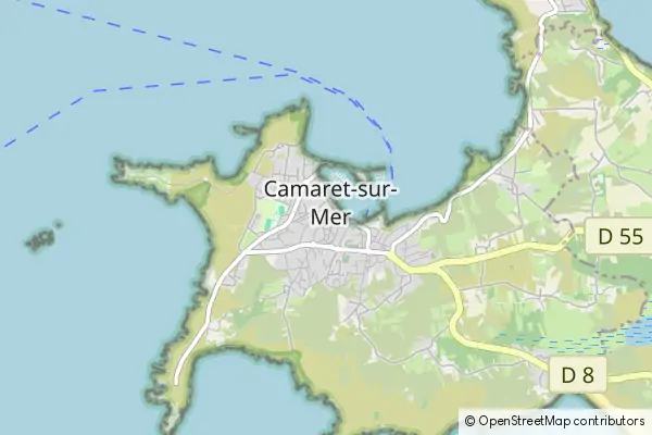 Mapa Camaret-sur-Mer