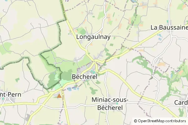 Mapa Bécherel