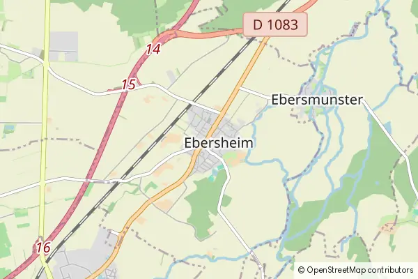 Mapa Ebersheim