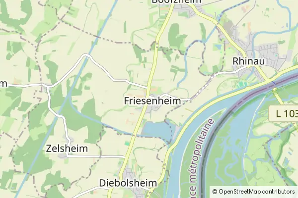 Mapa Friesenheim