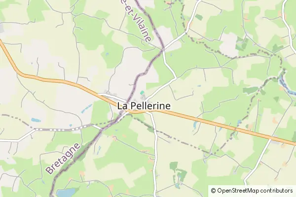 Mapa La Pellerine