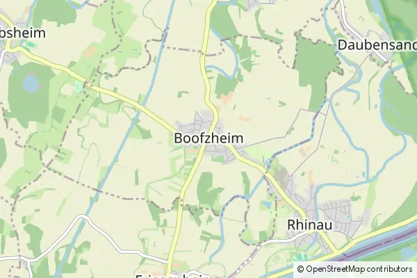 Mapa Boofzheim