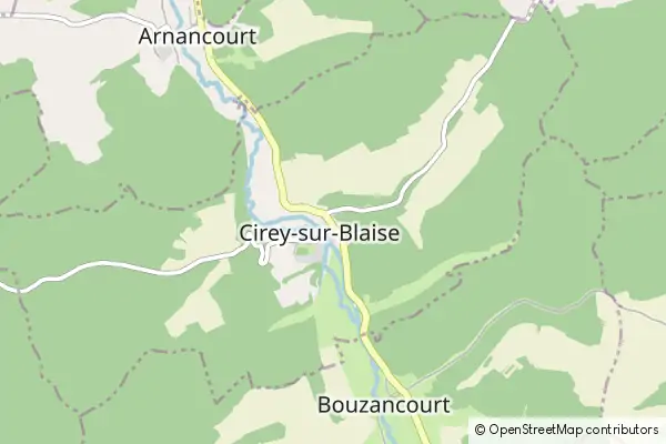 Mapa Cirey-sur-Blaise