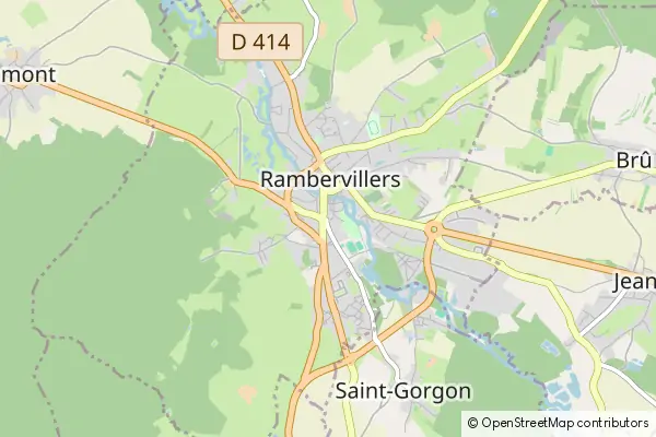 Mapa Rambervillers