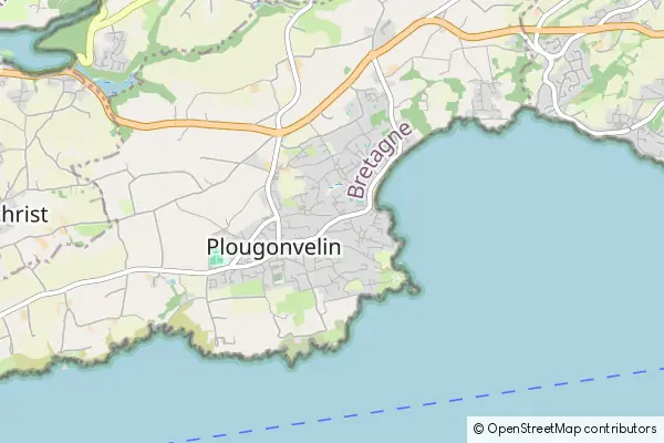 Mapa Plougonvelin