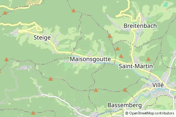 Mapa Maisonsgoutte