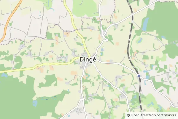 Mapa Dingé