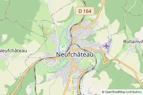 Mapa Neufchâteau