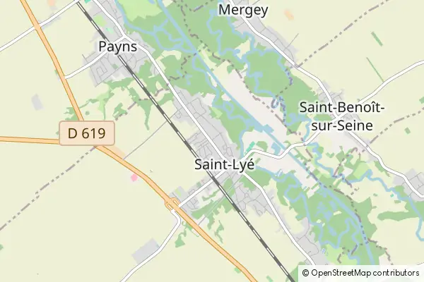 Mapa Saint-Lyé