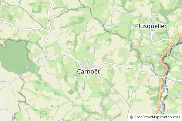 Mapa Carnoët