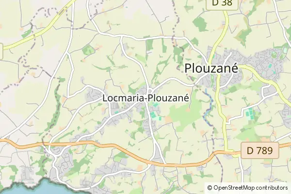 Mapa Locmaria-Plouzané