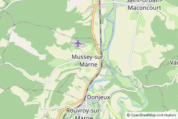 Mapa Mussey-sur-Marne