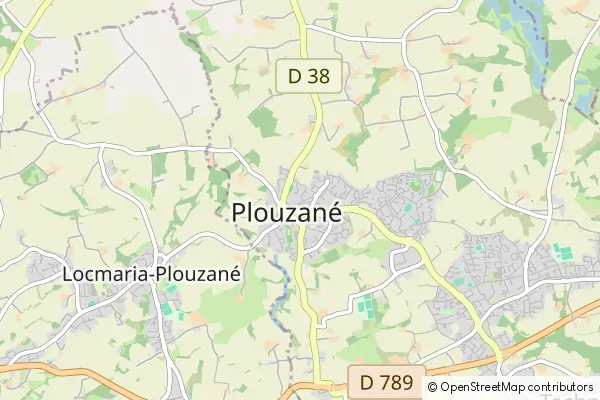 Mapa Plouzané