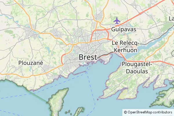 Mapa Brest