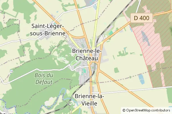 Mapa Brienne-le-Château