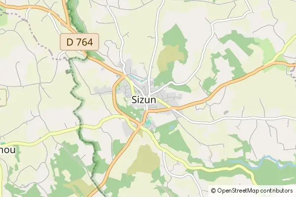 Mapa Sizun