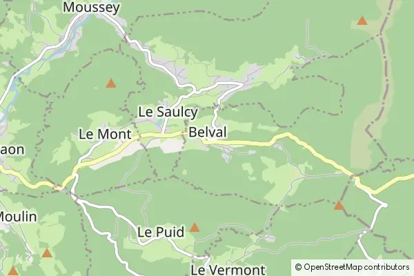 Mapa Belval