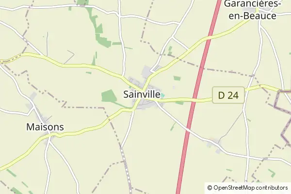 Mapa Sainville