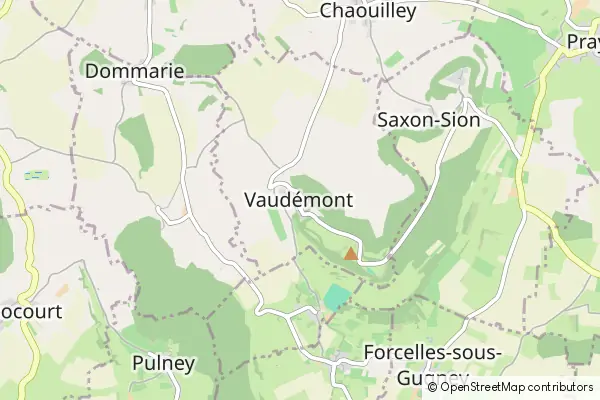 Mapa Vaudémont