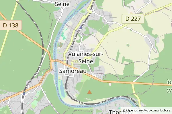 Mapa Vulaines sur Seine