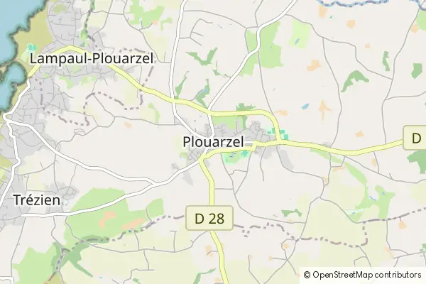 Mapa Plouarzel