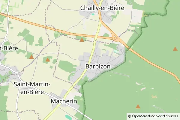 Mapa Barbizon