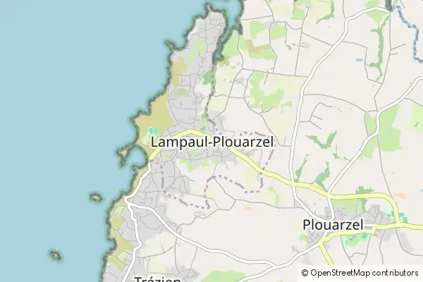 Mapa Lampaul-Plouarzel